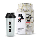 Kit Top Whey 3W + Sabor e Coqueteleira Incolor Brinde